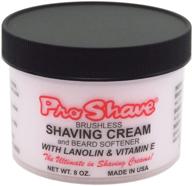 pro shave shaving cream ounce logo