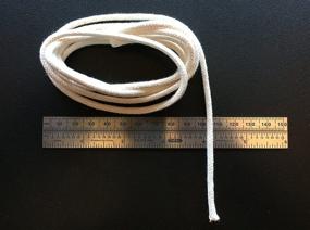 img 1 attached to 1/8 inch x 5 foot Wick for Oil Lamp, Lantern, and Stove - Round Braided Cotton Replacement Wick - NWWRF 2019