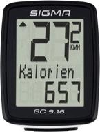 🚴 sigma sport bc 9.16 wired bicycle computer: accurate and efficient tracking for cycling performance logo