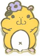 🐹 noristudio enamel pin - light yellow hamster logo