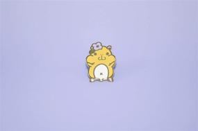 img 3 attached to 🐹 Эмаль Значок Noristudio - Светло-желтый Хомяк