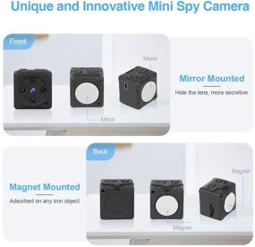 img 2 attached to 📷 MHDYT Mini Spy Camera Wireless Hidden - Full HD 1080P Covert Nanny Cam with Motion Detection and Night Vision for Indoor/Outdoor Surveillance