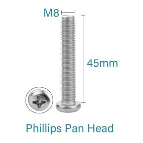 img 3 attached to 🔩 M8X45Mm Stainless Steel Machine Phillips Screws by IMScrews