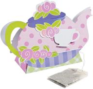 tea party die cut treat box set - pack of 8 - tea and birthday party supplies logo