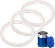 🔧 prolong the lifespan of your thermos food jar 10 ounce funtainer with impresa products' 3-pack of compatible gaskets/o-rings/seals - bpa-/phthalate-/latex-free replacement for 10 ounce container логотип