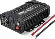 🔌 bygd 1200watt power inverter 12v dc to 110v ac car converter with dual ac outlets and dual 2.1a usb ports: maximize your car inverter experience logo