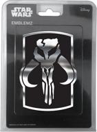 🌟 chroma 041523 star wars mandalorian skull chrome injectn molded emblem review logo