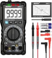 🔧 trms autoranging digital multimeter ac dc current voltage tester with ncv vfc & probe clips | battery amp volt ohm hz diode resistance frequency capacitance continuity electrical meter - 9999 counts logo