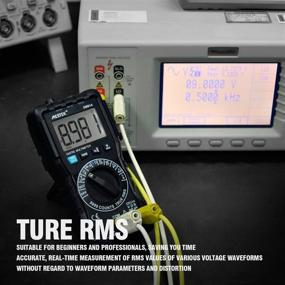 img 1 attached to 🔧 TRMS Autoranging Digital Multimeter AC DC Current Voltage Tester with NCV VFC & Probe Clips | Battery Amp Volt Ohm Hz Diode Resistance Frequency Capacitance Continuity Electrical Meter - 9999 Counts