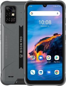 img 4 attached to 📱 UMIDIGI Bison Pro Rugged Unlocked Smartphone, 8GB+128GB Android 11 IP68/IP69K Waterproof Shockproof Phone, Helio G80, 48MP Camera, 6.3" FHD+ 5000mAh Fast Charge, Global Version NFC, Rugged Smartphone