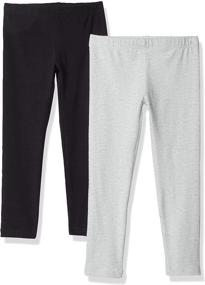 img 4 attached to 🩴 The Children's Place Girls' Capri Leggings: Stylish and Comfortable Bottoms for Kids