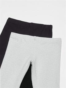 img 3 attached to 🩴 The Children's Place Girls' Capri Leggings: Stylish and Comfortable Bottoms for Kids