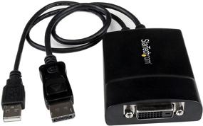 img 4 attached to 🔌 StarTech.com DisplayPort to DVI Dual Link Active Adapter - High Resolution DisplayPort to DVI-D Video Converter 2560x1600 60Hz - DP 1.2 to DVI Monitor - USB Powered - Latching DP Connector (DP2DVID2)