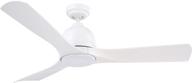 🏡 luminance kathy ireland home volta modern 54" ceiling fan with led light, remote control, wet rated for patio, deck, porch - satin white логотип