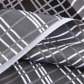 img 1 attached to 🌂 Stylish and Practical: Alicemall Rectangular Waterproof Tablecloth with White Stripes