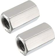 uxcell 1 5 pitch length stainless coupling hardware logo
