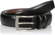 👔 perry ellis mens milled black belts: top-quality men's accessories logo