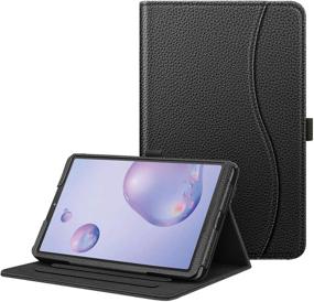 img 4 attached to 📱 Fintie Case for Samsung Galaxy Tab A 8.4 2020 Model SM-T307 - Corner Protection, Multi-Angle Viewing Stand with Pocket - Black