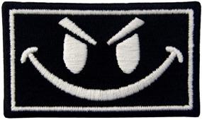 img 2 attached to 😈 Светится в темноте Злой улыбающийся смайлик ISAF US Army Milspec Swat Patch: наклейка на железо и наклейка на шве!