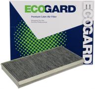 🚗 ecogard xc25838c premium cabin air filter: saab 9-3 2006-2011, 9-4x 2011, 9-3x 2010-2011 - activated carbon odor eliminator logo