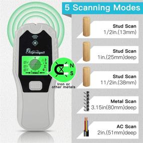 img 3 attached to 🔍 Allprettyall 5-in-1 Stud Finder Wall Scanner with LCD Display & Auto Calibration: Detect Wood, AC Wire, Metal Studs, and Beams with Sound Warning