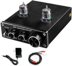 img 4 attached to 🎧 Enhance Your HiFi Stereo Experience with FX AUDIO GE5654 Tube Preamplifier - Vacuum Buffer Tube Preamp with Bass and Treble Control