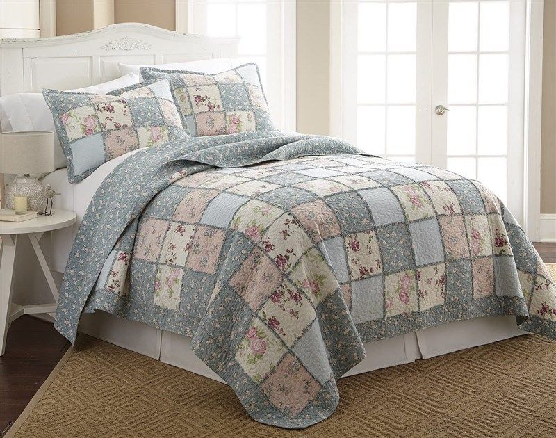 chezmoi collection 100 cotton reversible patchwork 로고