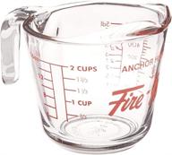 🔥 anchor hocking fire-king 16 oz glass measuring cup: accurate measurements for your culinary creations logo