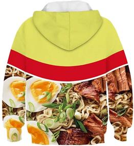 img 3 attached to Basoteeuo Noodles Hoodies: Stylish Boys' Clothing and Fashion Sweatshirts