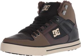 img 4 attached to 🧡 Dusty Orange DC High Top Skate Shoes for Men