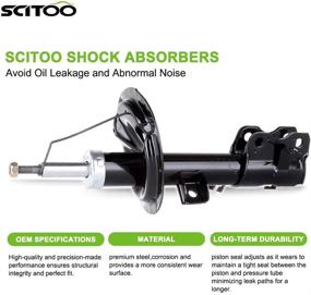 img 3 attached to 🚗 Enhance Your Nissan Altima's Ride with SCITOO Front Gas Struts Shock Absorbers - 334337 334336 Set of 2, Perfect Fit for 2002-2006 Models!