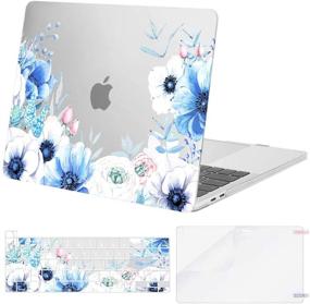 img 4 attached to MOSISO Transparent Hard Shell Case for MacBook 💻 Pro 13 inch (2016-2020) with Keyboard Cover & Screen Protector