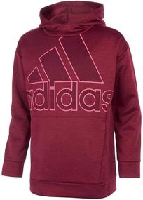 img 2 attached to 👚 Детская одежда и активный отдых: толстовка с капюшоном Adidas из флиса