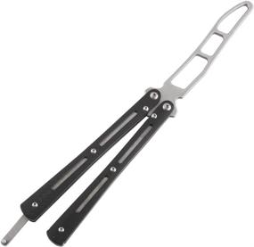 img 4 attached to 🔧 Andux Land Folding Stainless Steel Flip Player Lightweight with Replacement Screws - Black-Silver: Easy Assembly and Durability