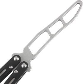 img 1 attached to 🔧 Andux Land Folding Stainless Steel Flip Player Lightweight with Replacement Screws - Black-Silver: Easy Assembly and Durability