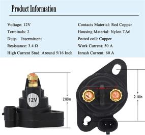 img 3 attached to Соленоид стартера 0445 036 0445 058 Снегоходы