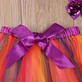 img 2 attached to 👶 Toddler Baby Girl Skirt Tutu Skirts for Infant Girl - Fluffy Princess Layered Tulle Skirt