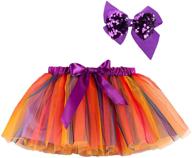 👶 toddler baby girl skirt tutu skirts for infant girl - fluffy princess layered tulle skirt logo