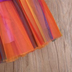 img 1 attached to 👶 Toddler Baby Girl Skirt Tutu Skirts for Infant Girl - Fluffy Princess Layered Tulle Skirt