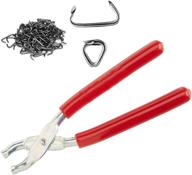 🔧 drake off road plierset-e economy hog ring upholstery installation kit: small hog ring pliers with 500 hog rings included logo