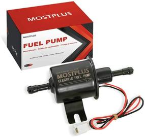 img 4 attached to 🔌 Heavy Duty Electric Fuel Pump - MOSTPLUS HEP-02A - Universal Low Pressure - Gas Diesel Inline Metal Solid Petrol - 12V - Compatible with Motorcycle Carburetor ATV