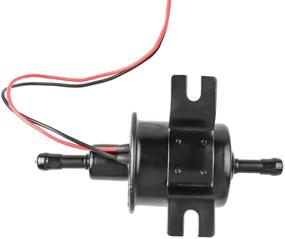 img 2 attached to 🔌 Heavy Duty Electric Fuel Pump - MOSTPLUS HEP-02A - Universal Low Pressure - Gas Diesel Inline Metal Solid Petrol - 12V - Compatible with Motorcycle Carburetor ATV