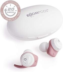 img 1 attached to 🎧 Boompods Boombuds - Лучшие спортивные наушники с Bluetooth, магнитным зарядным кейсом, защитой от воды/пота IPX 4, мгновенным соединением TWS, беспроводными наушниками.