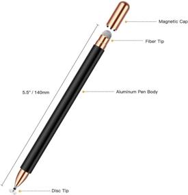 img 1 attached to 🖊️ Versatile Digital Pen for iPad and iPhone: Stylus Pencil for Drawing, Handwriting, and Compatible with All Touch Screen Devices