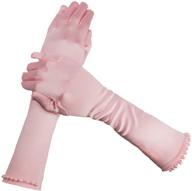👸 princess communion halloween costume wedding girls' accessory gloves for special occasions logo