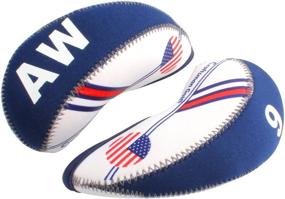 img 2 attached to 🏴 Craftsman Golf US Flag Neoprene Golf Club Head Cover: Ultimate Protection for Callaway, Ping, Taylormade, Cobra, Etc.