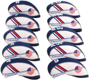 img 4 attached to 🏴 Craftsman Golf US Flag Neoprene Golf Club Head Cover: Ultimate Protection for Callaway, Ping, Taylormade, Cobra, Etc.