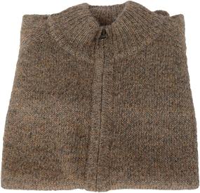 img 1 attached to Alpaca Basics Handmade Sweater Taupe Boys' Clothing in Sweaters