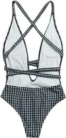 img 3 attached to 🐍 SweatyRocks Women's Snakeskin Swimwear: Stylish Clothing for Swimwear & Cover Ups