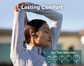 img 2 attached to Cleer Audio Ally Plus: Cutting-edge True Wireless Hybrid Noise Cancelling Earbuds with 30-Hour Battery Life, Water Resistance, and Crystal-clear Music & Call Quality in Warm Grey